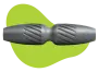 RAD-1016-Helix-Massage-Roller-Green