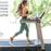 women exercising on treadmill